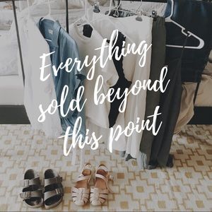 Sold beyond this point